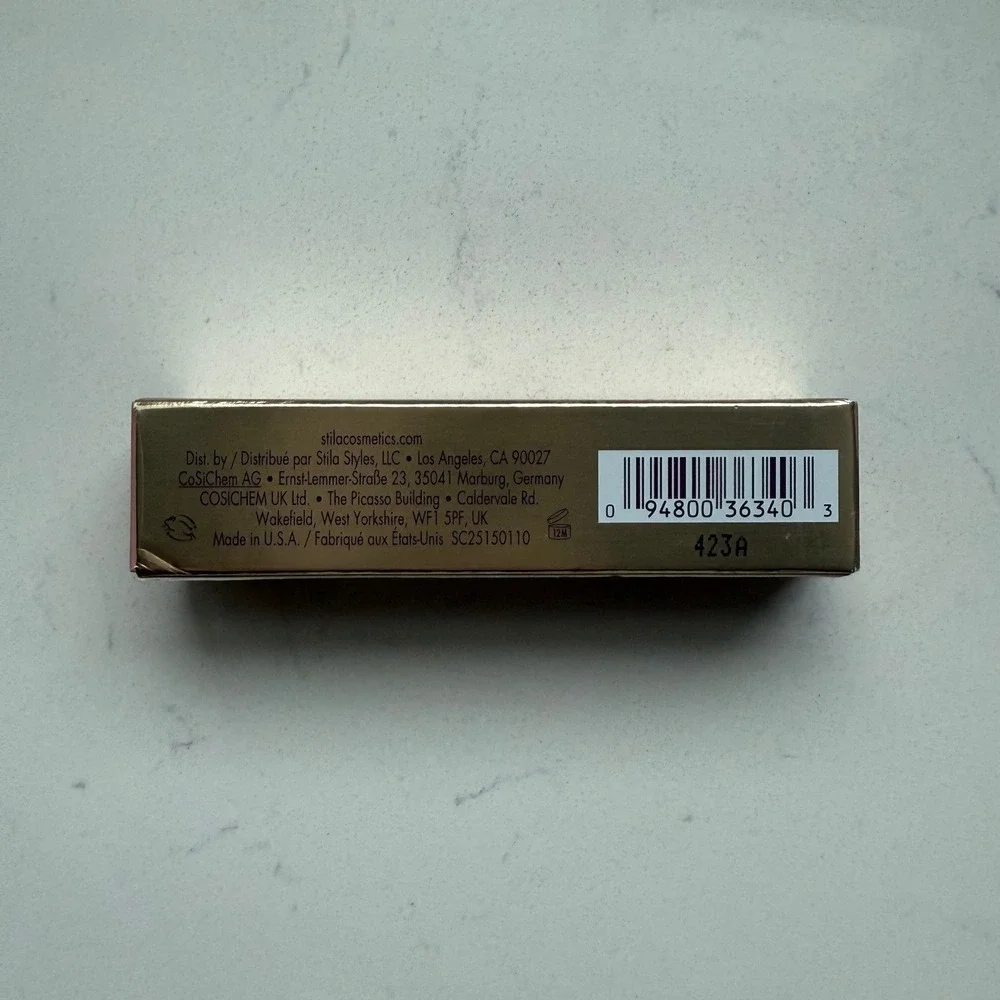 Stila Suede Shade Liquid Eye Shadow Sheer‎ Angelite Matte 0.153oz 4.5mL NWB